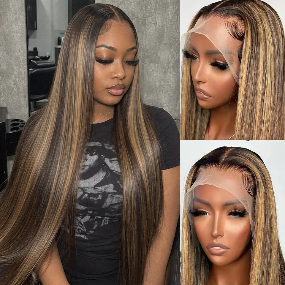 Eyelash Extension Natural Look - Ali Panda 13x6 Lace Highlight Blonde