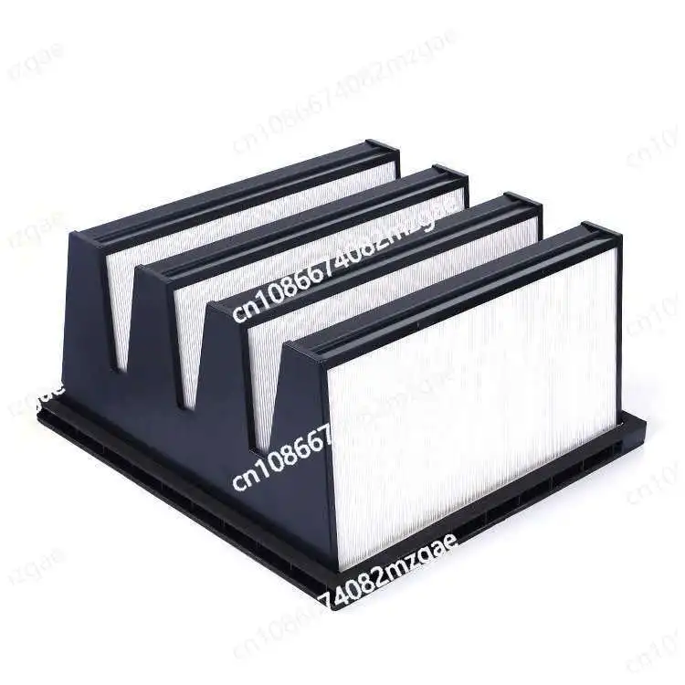 

Large air volume V-type high-efficiency air filter Plastic ABSW type air hood combined hepa sub-high-efficiency filter
