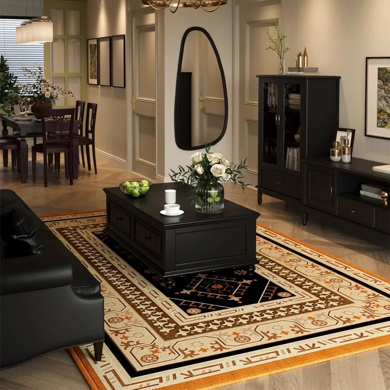 Retro American carpet, living room premium sofa floor mat