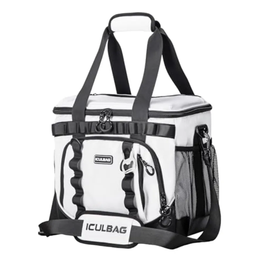 

Soft Travel Coolers Bags Insulated Cooling 16hour for Camping Hiking Beach Travel Soft Sided Insulated Cooler Bag 20/48Cans for