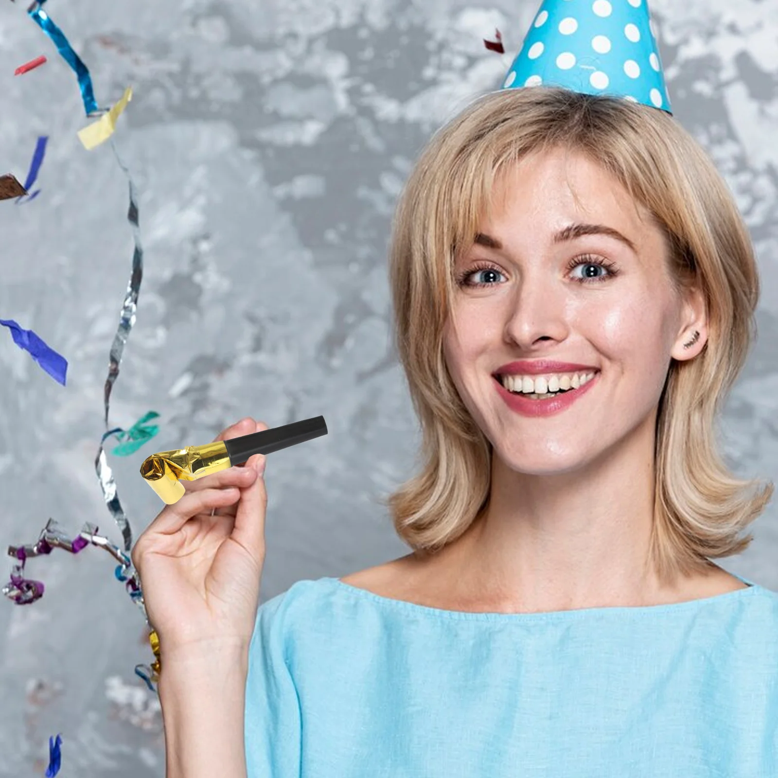 

100 Pcs Blowing Dragon Party Atmosphere New Years Eve Noise Maker Whistle Toy Musical Instrument Celebration