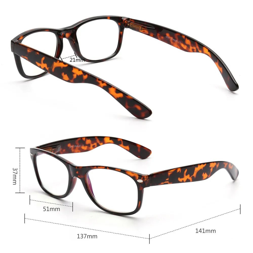 JM – lunettes de lecture Vintage Anti-lumière bleue, charnière de printemps, rétro carré, Anti lumière bleue