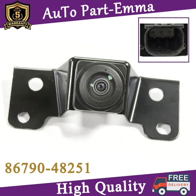 

НОВАЯ 86790-48251 86790-16031 Камера с решеткой бампера для Toyota Harrier Venza 2020-2023, камера объемного звучания, камера переднего вида