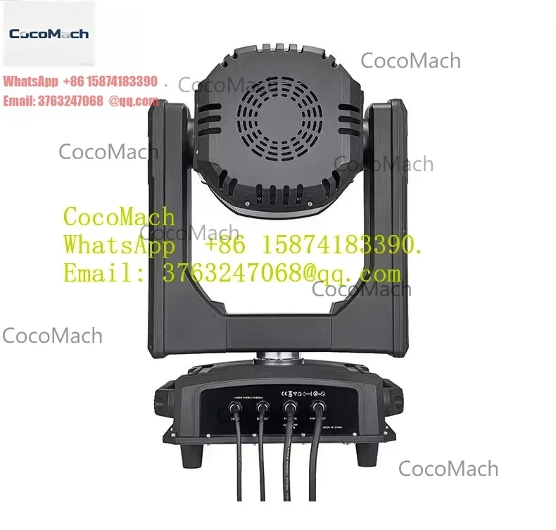 500W IP65 Waterproof Outdoor Moving Head LED Stage Light RDM Control Triple Optical System for Architectural Lighting