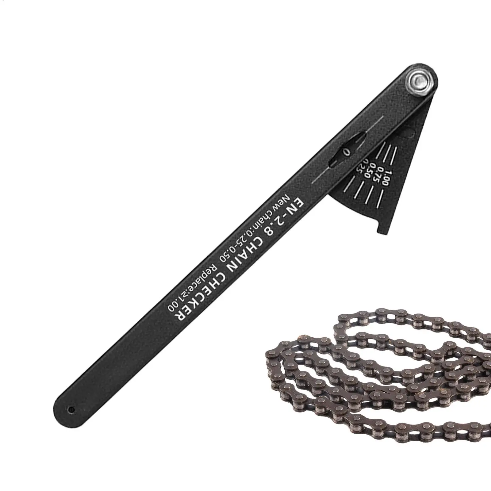 

Инструмент для измерения судна цепи Измерительное устройство для измерения износа цепи Алюминиевый сплав Точный измерительный прибор Тестовое устройство для горной дороги