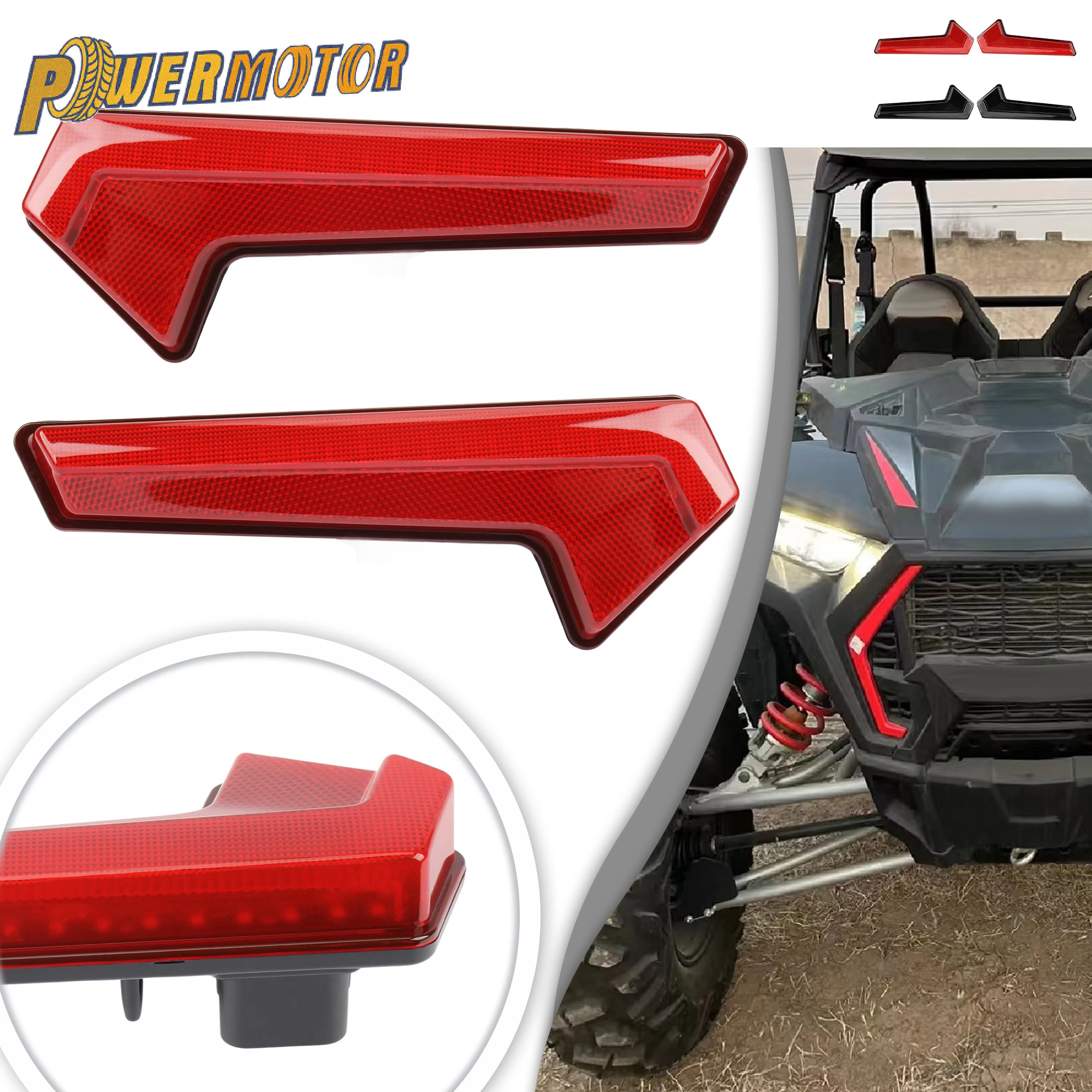 

For Polaris ATV UTV Tail Light Rear Brake Light RZR XP Turbo EPS RZR XP 4 Turbo Sportsman XP 1000 S 2021 Dirt Bike LED signal Li