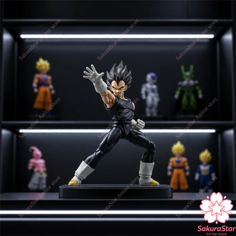 

【IN STOCK】Original Bandai S.H. Figuarts SHF Dragon Ball Super Hero Vegeta Anime Collectible Action Figure Model Toy Gift