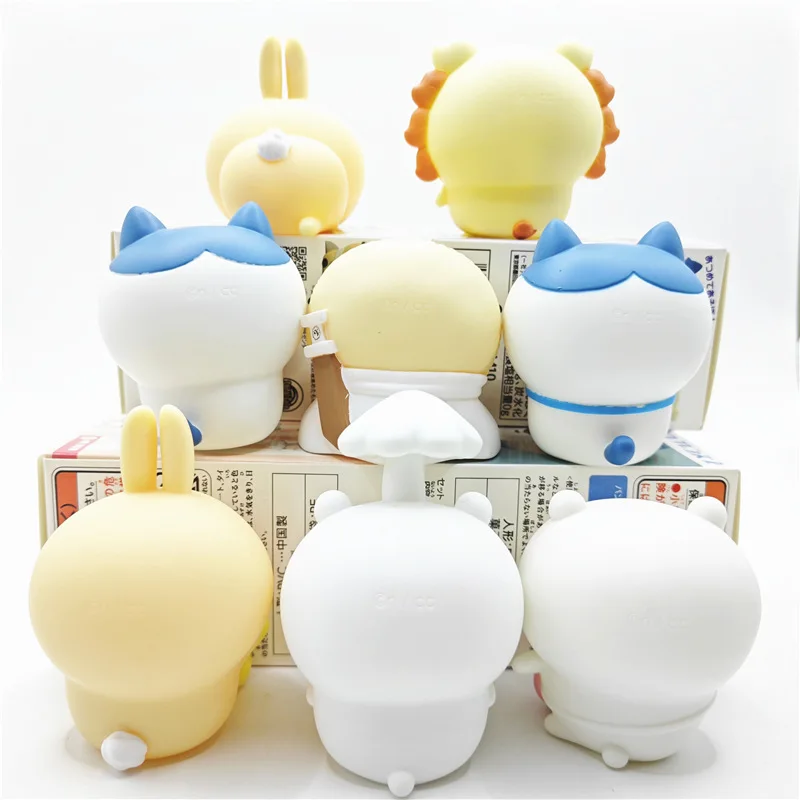 1pc random color Mushroom Self-Mocks Bear Blind Box Collectible Cosplay Figurine Parasitic organism series