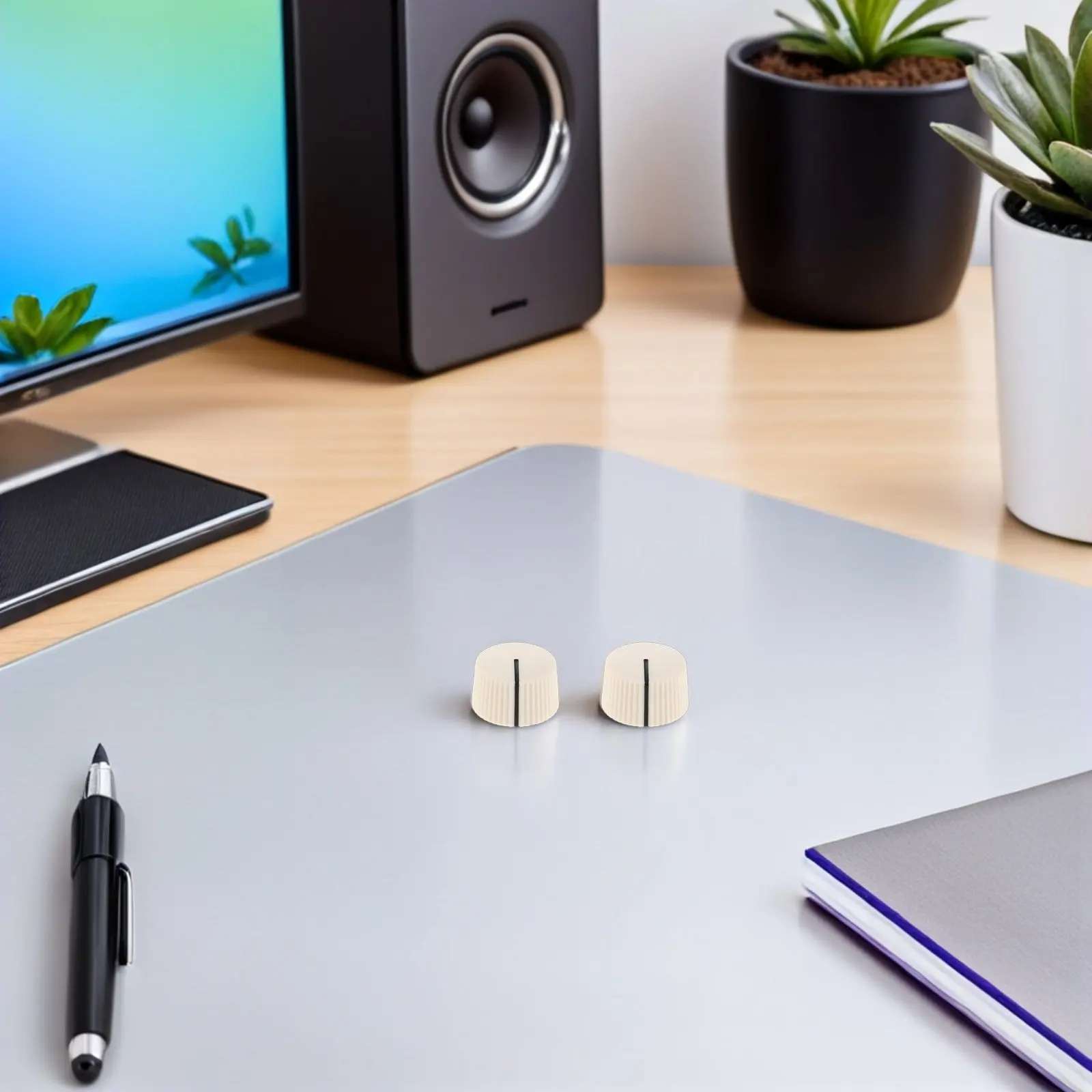 

8 шт. пластиковых круглых поворотных ручек для регулировки громкости гитарного усилителя, 0,8 дюйма, сменные колпачки для педалей электрогитары