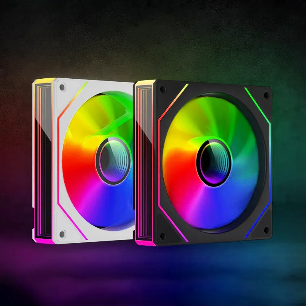 PRISM 7 PRO Computer Case Fan 120mm ARGB 4-Pin PWM Silent Cooling Fan 12V High Airflow 58.36CFM/800-1800RPM view 3