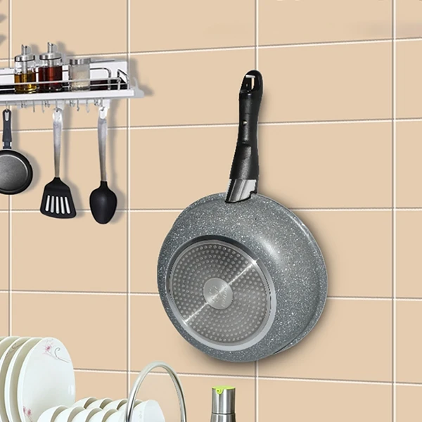 AD33 حار 1 قطعة مقبض عموم العالمي تجهيزات المطابخ استبدال وعاء مقبض Woks كليب مقبض مكافحة السمط مقبض قابل للإزالة