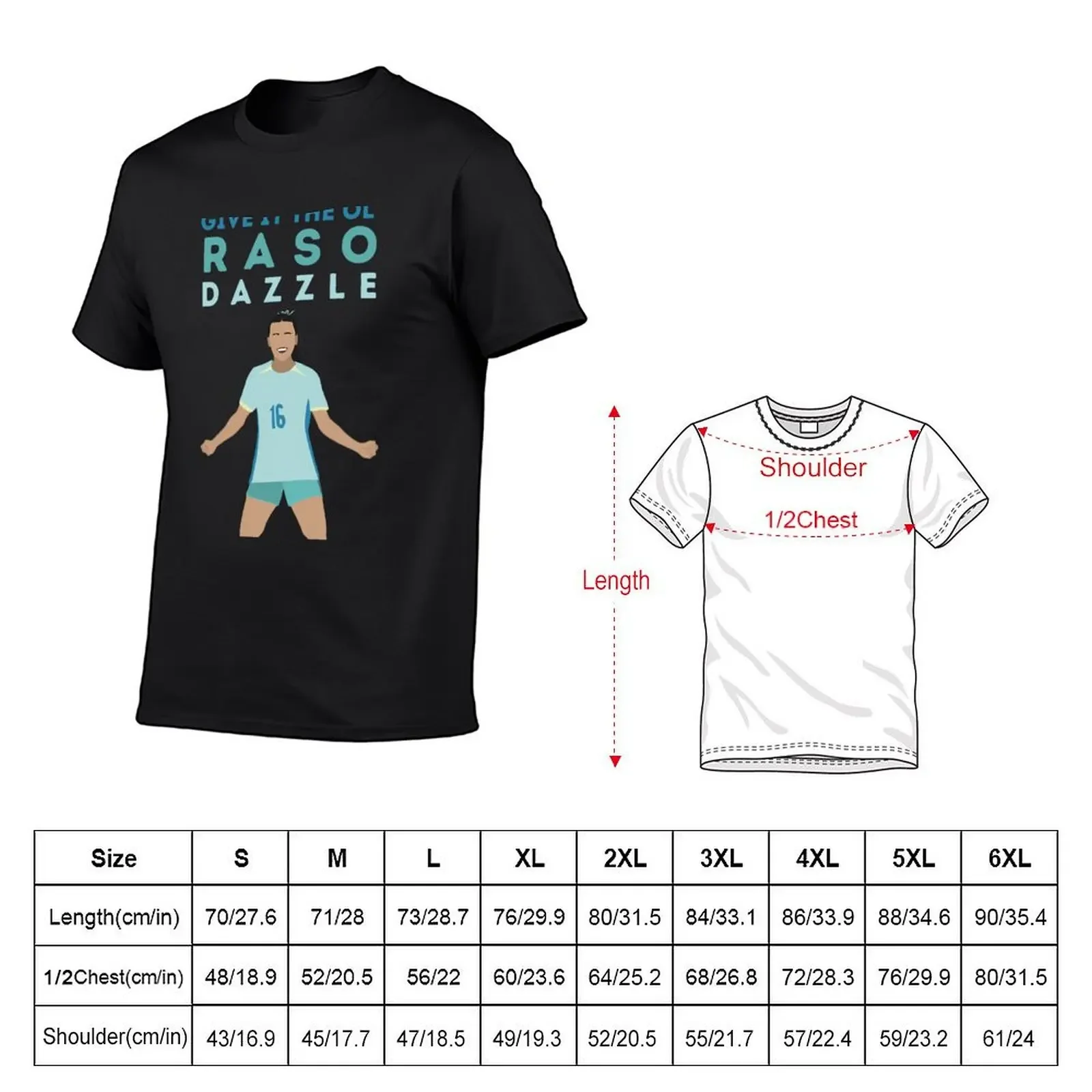 Hayley Raso Matildas Soccer Football T-Shirt anime stuff oversized t shirt sports fans t shirts for men pack