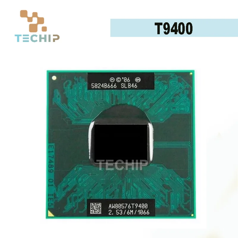Core 2 Duo T9400 SLB46 SLAYY 2,5 GHz procesador de CPU de doble núcleo usado 6M 35W Socket P