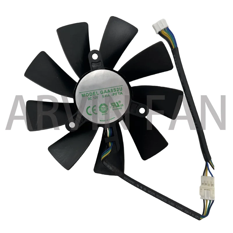 2 buah/set Fan (95MM) ZT-P10710G-10P (85MM), kipas pendingin GPU, untuk GTX 1080Ti ZT-P10810G-10P, untuk GTX1070 Ti MINI