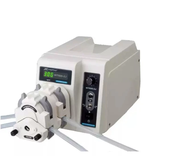 WT600-2J Industrial Peristaltic Pump Large Flow High Precision for Laboratory Chemical Water Treatment