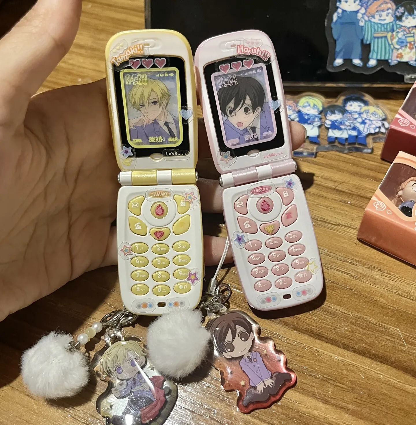 Ouran High School Host Club Aufnehmbare Sound-Telefon-Anhänger Blind Box Anime Sammlerstück Anhänger Schlüsselanhänger Mystery Box – Detail 4