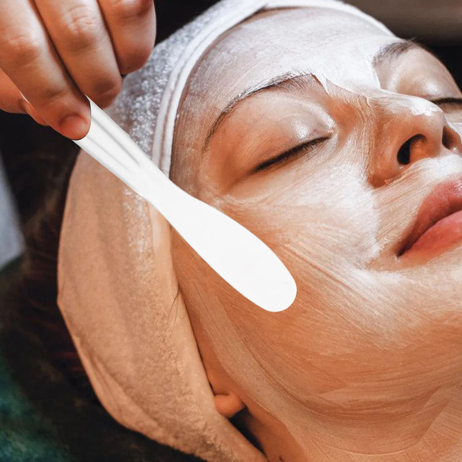

Plastic Mask Applicator Spatula Thickened Reusable Spatula For Facial Body Diy Mask Mixing Skincare Tool