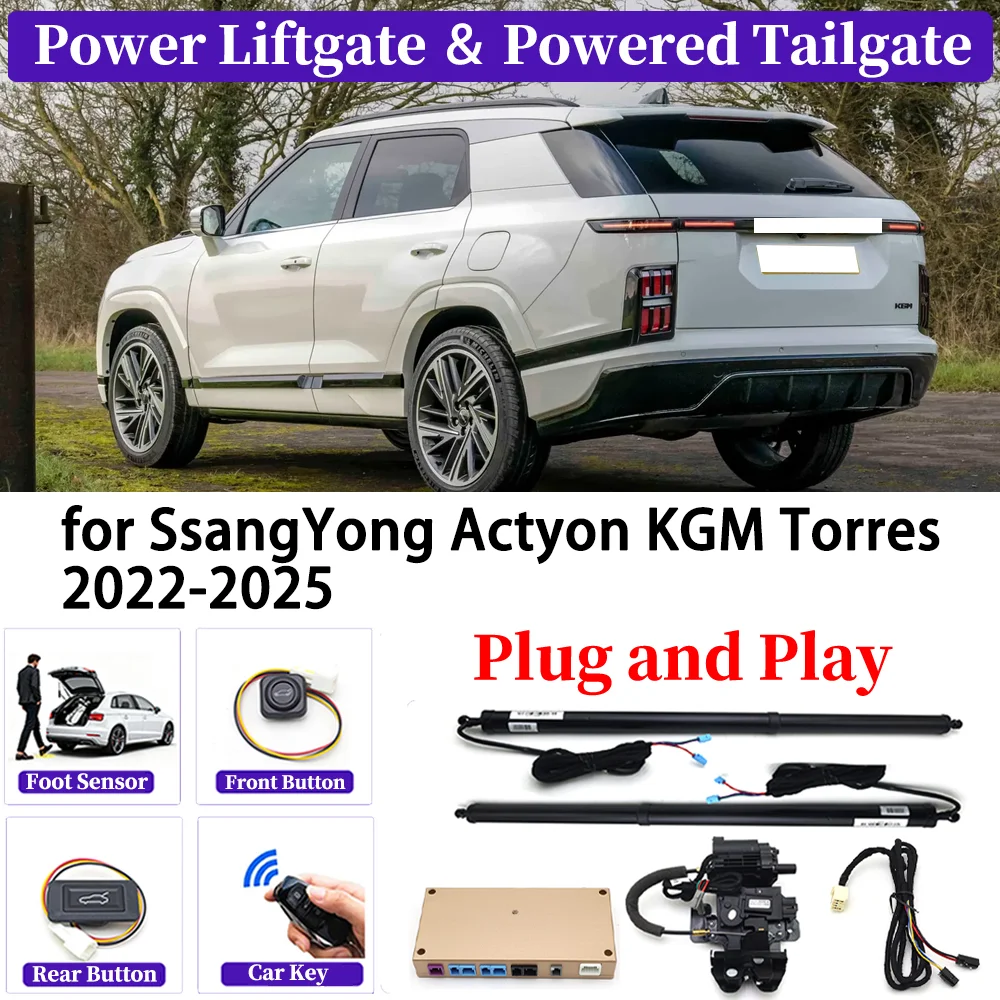 for SsangYong Actyon KGM Torres 2022-2025 Upgrade Car Automatic Power Liftgate Kit Smart Auto Electric Tailgate Plug and play