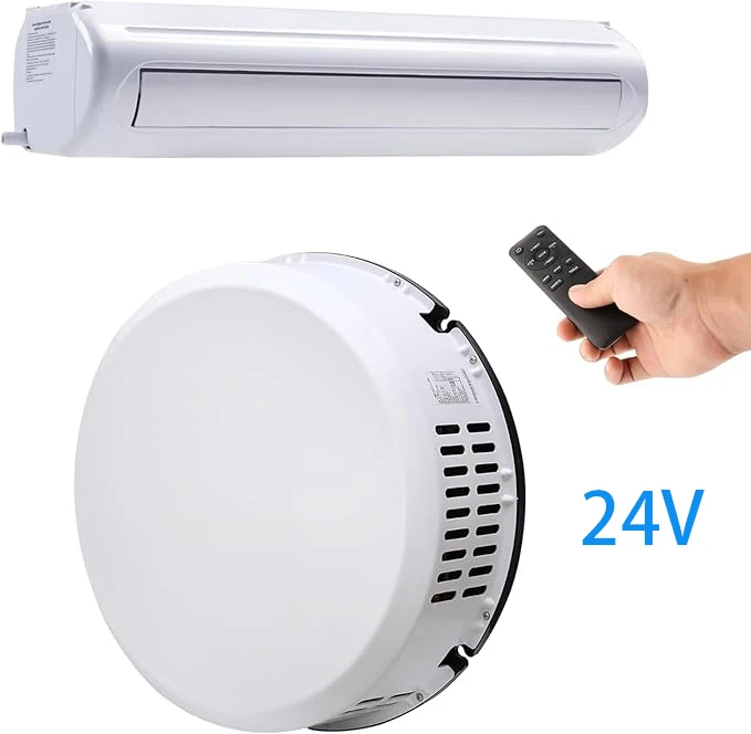 TELCOOL  24V Off-road Split Electric Air Conditioner, Universal 24V DC AC Use for RVs, Campers, Off-road Vehicles, Trucks, Buses