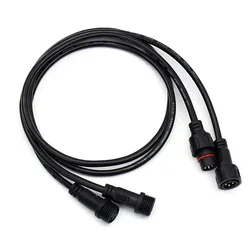2pin 3pin 4pin 5pin 6pin 7pin 8pin DC LED light with extension cord plug male and female waterproof IP67 50cm 100cm 300cm