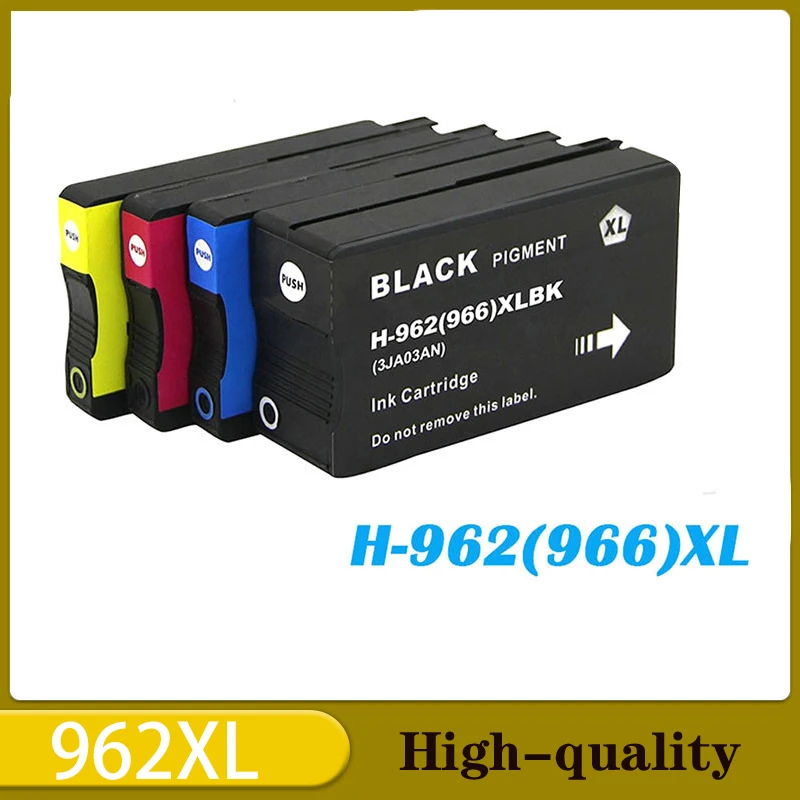 4Color 962XL 966XL 962 966 XL Compatible Color Inkjet Ink Cartridge For HP962 for HP OfficeJet Pro 9015 9020 9025 Printer