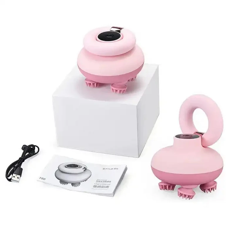 Head Massage Tool Electric Handheld Head Massager Relaxation Head SPA Vibrating Scalp Massager