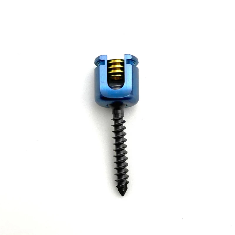 

Multiaxial spinal pedicle screw titanium orthopaedic veterinary implant fixation surgery small animal universal