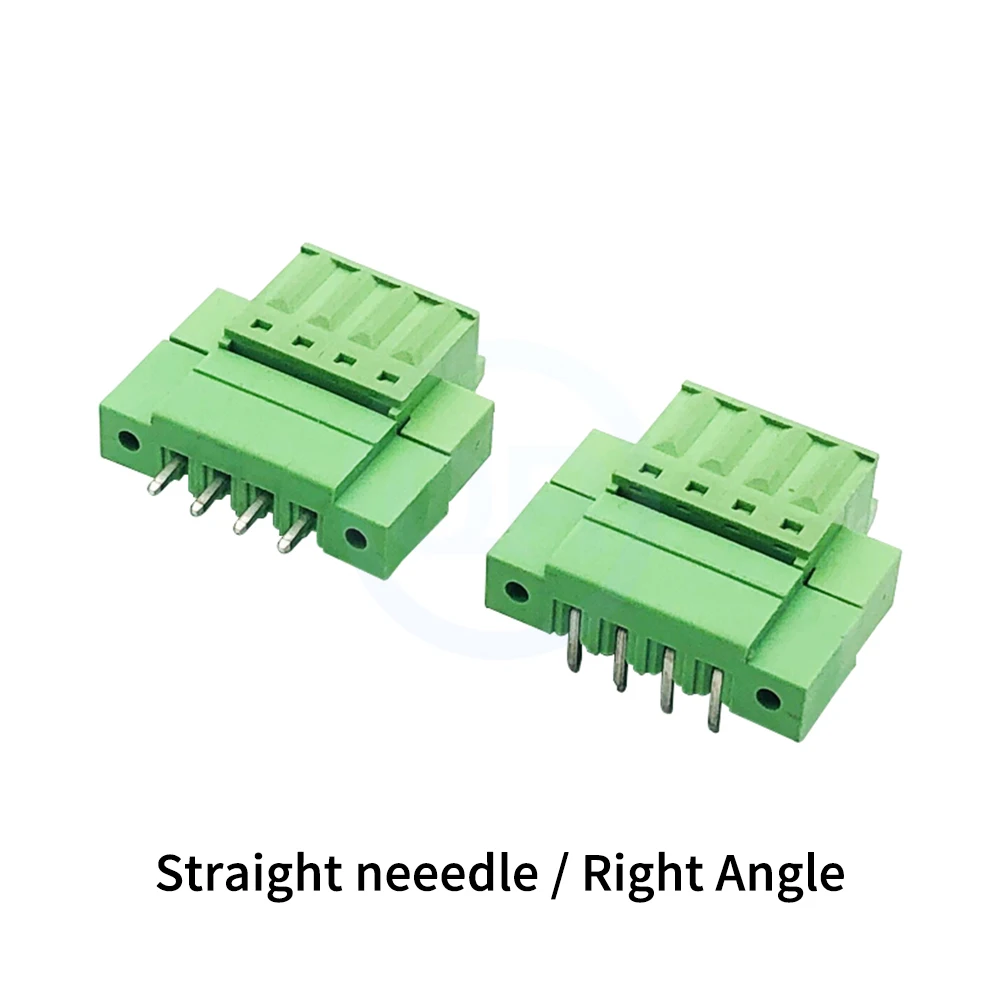 (5 Set) KF 2EDGKDM 15EDGKDM 3.81mm Plug-in PCB 15EDGR / VM Fixed Right Angle/Straight Pin Header Spring Plugs with Lugs 2-24Pin