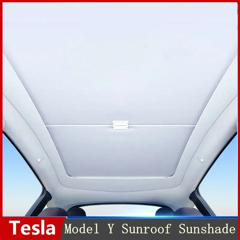 2024 modello Y parasole tetto lucernario Shades Scroll Original Car parasole isolamento solare per Tesla Model Y 2017-2023 parti