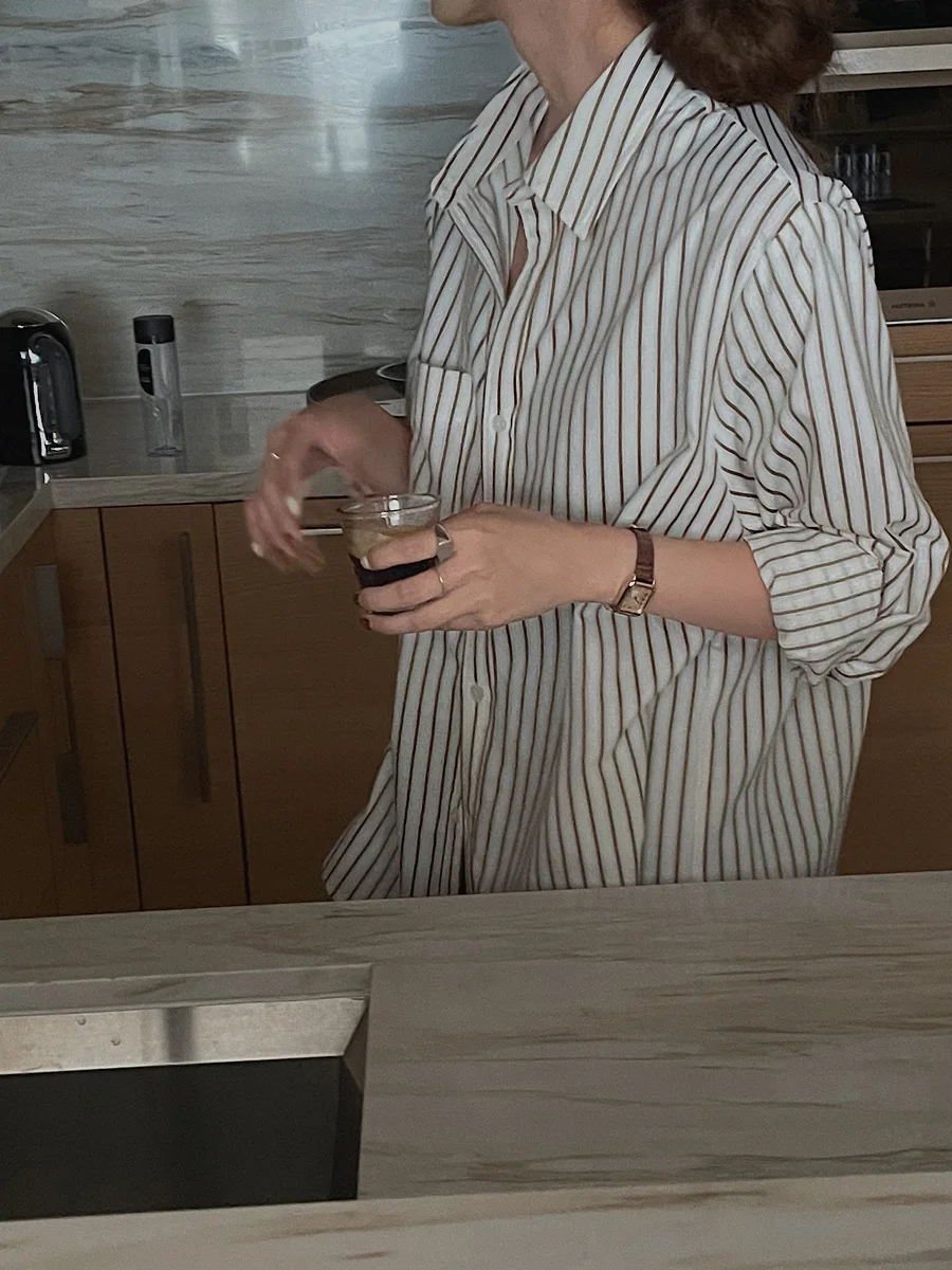 

Женские длинные све в полоску irt Вертикальные Гонконгские многослойные весенне-осенние уникальные элементы в стиле ретро