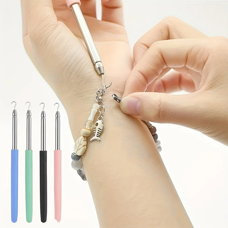 1PC Stainless Steel Jewelry Hook Tool, Multi-Function Easy to Wear and Remove Bracelet and Necklace Accessories