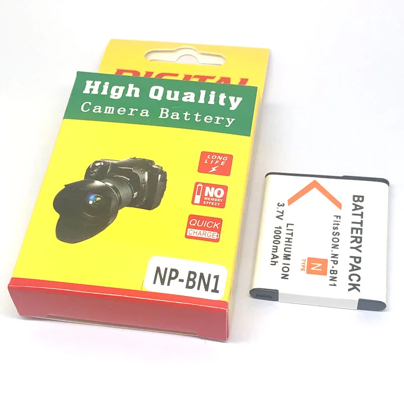 NP-BN1 Baterai Kamera Isi Ulang NP BN1 untuk Sony DSC T110D TX10 W330 WX5 TX9 T99 TX7 TX5 TX55 W390 W380 W620 W630 W650 W670.