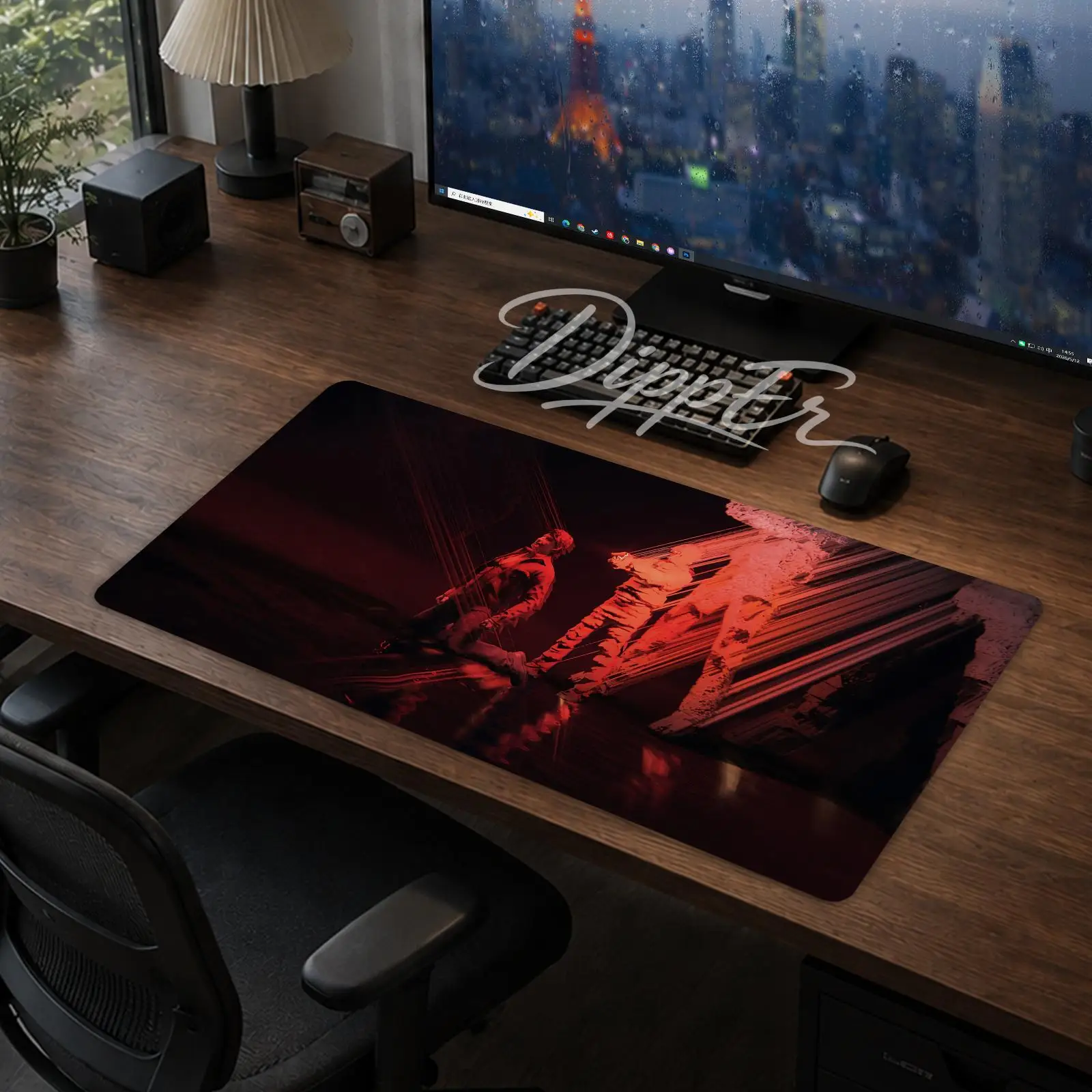 Hell Is Us Mouse Pad Gaming office Desk Mat Non-slip Large Mousepad DIY Keyboard Pad stitched edge rubber base