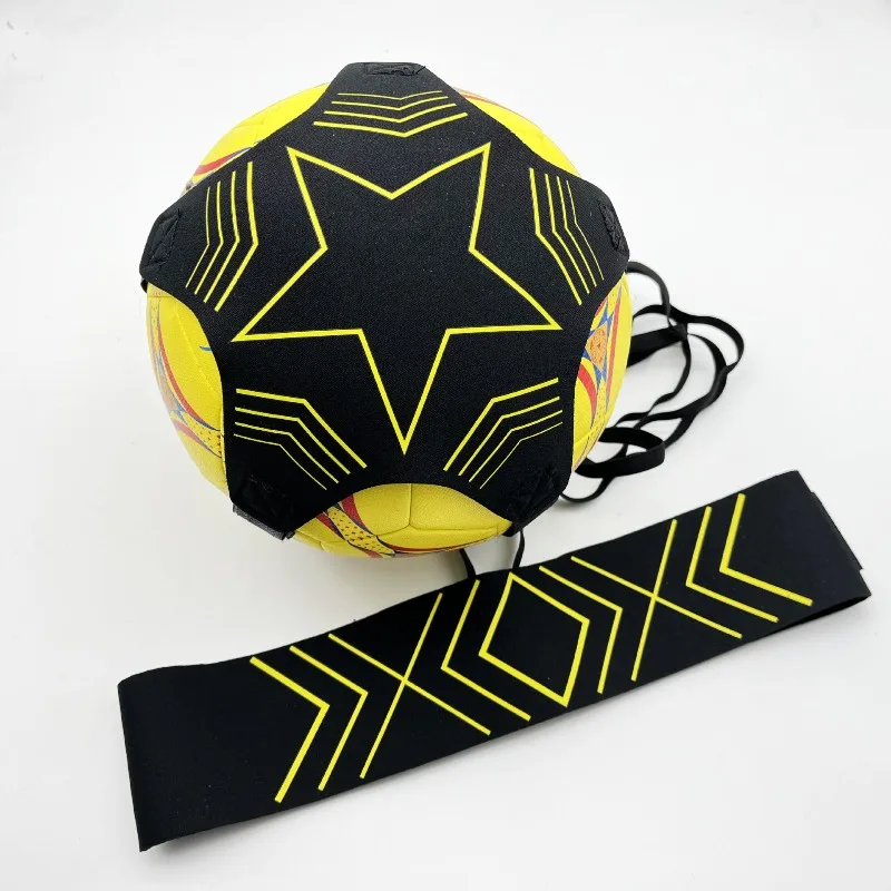 Football Training Belt Juggle Bag Neoprene Durable High Elastic Adjustable Volleyball Soccer Ball Solo Aid Practicing Strap