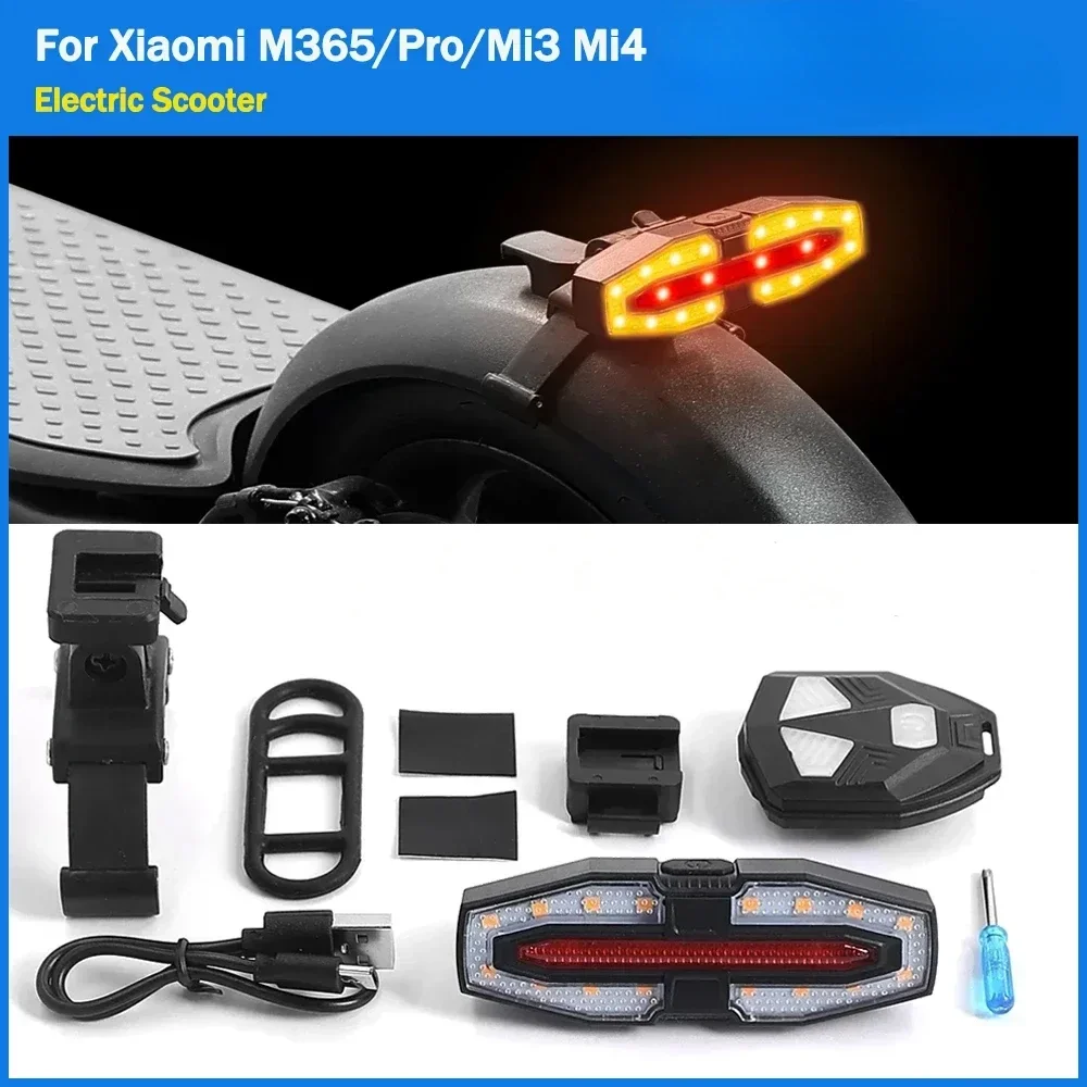 Universal Brake Light Turn Signal for Xiaomi M365 PRO PRO2 Mi3 Mi4 for Kugoo M4 S1 S2 Electric Scooter Signal Light Taillights