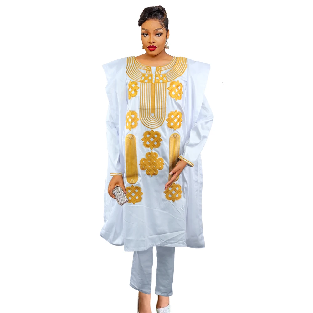 Top And Pant Sets Fashion Attire Daily Leisure For Women Turkey Outfits Plus Size Comfortable Ladies Clothing African Clothes