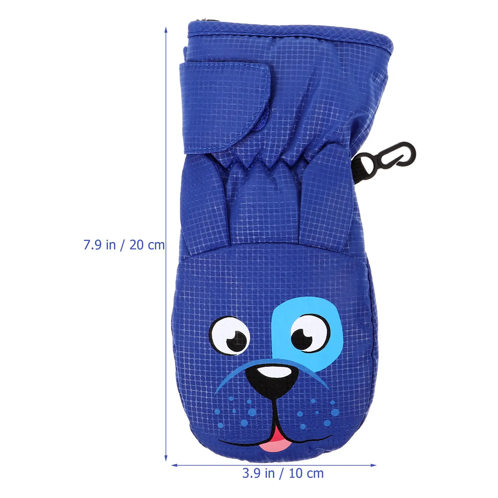 1Pair Snow Mittens Easy to Clean Non Slip Palm Texture Perfect for Ice Skating Mittens Winter Ski Gloves - view 2