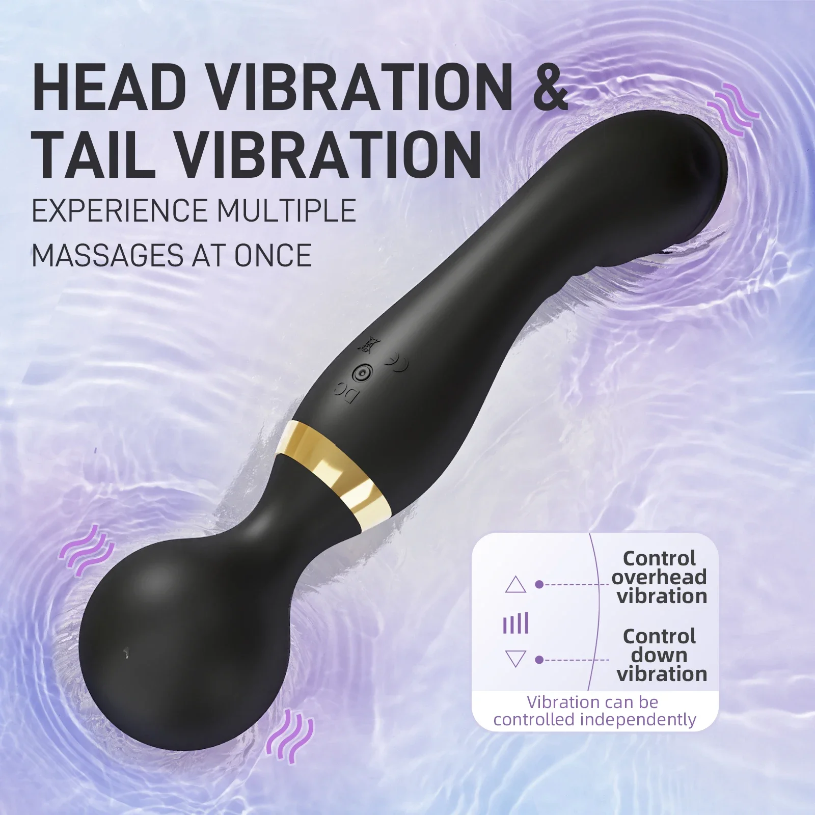 Double Head Powerful Dildos Vibrator for Women G Spot Clitoris Stimulator AV Magic Wand Vagina Massager Adult Sex Toys for Adult