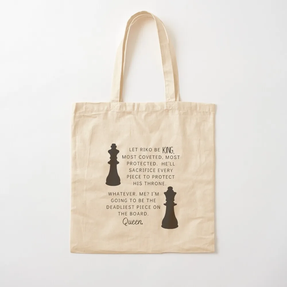 

let riko be king Tote Bag Big bag shopping bag logo Canvas Tote