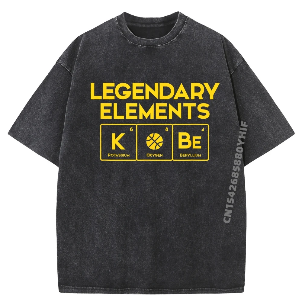 

Legendary Elements Of Basketball K E Periodic Table Fun T Shirt Men Tshirts Graphic Tees 100% Cotton Washed Tees
