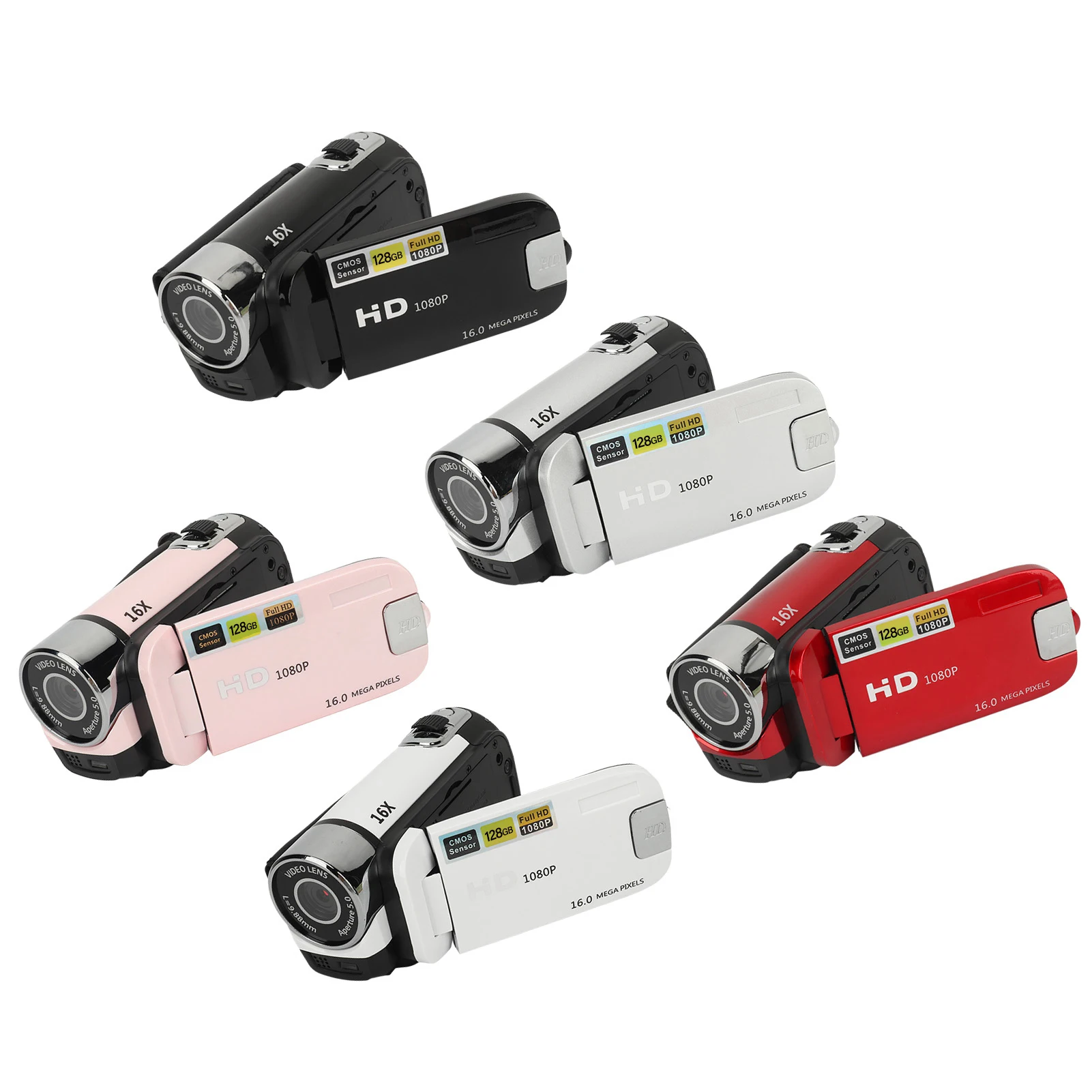 Caméra vidéo enregistreur obturateur électronique 16MP appareil photo numérique résolution 1080P trou de filetage 1/4 pouces pour l'enregistrement de la croissance de bébé