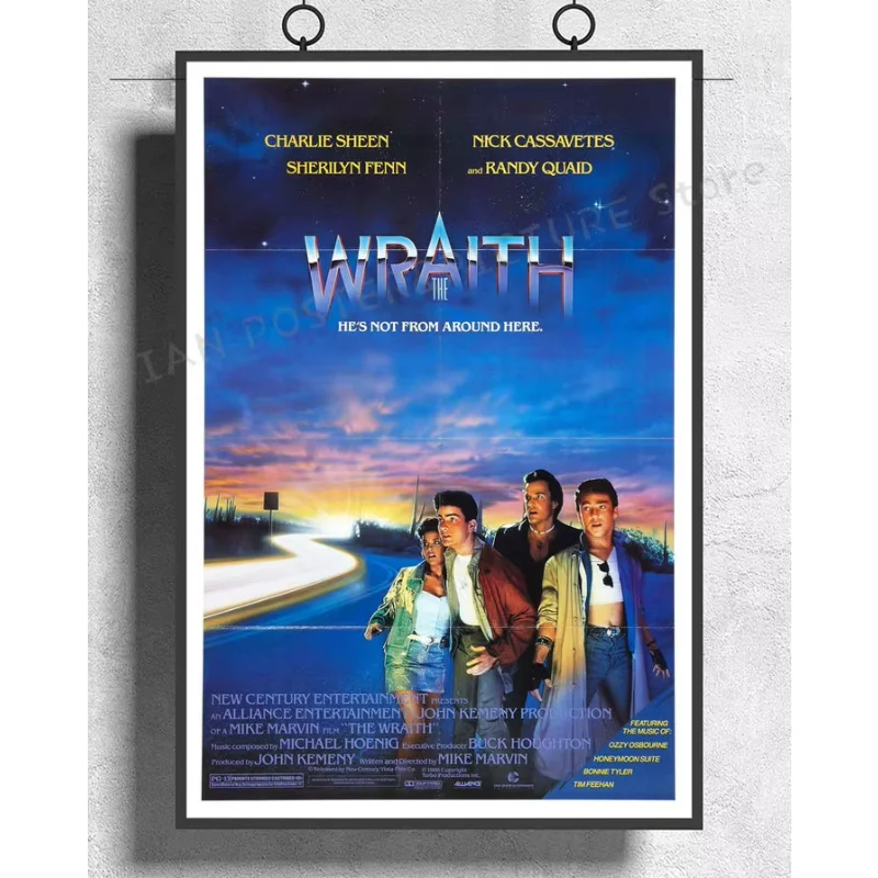 NJ579 WRAITH Movie RARE Horror Sci Fi Wall Sticker Silk Poster Art Home Decoration