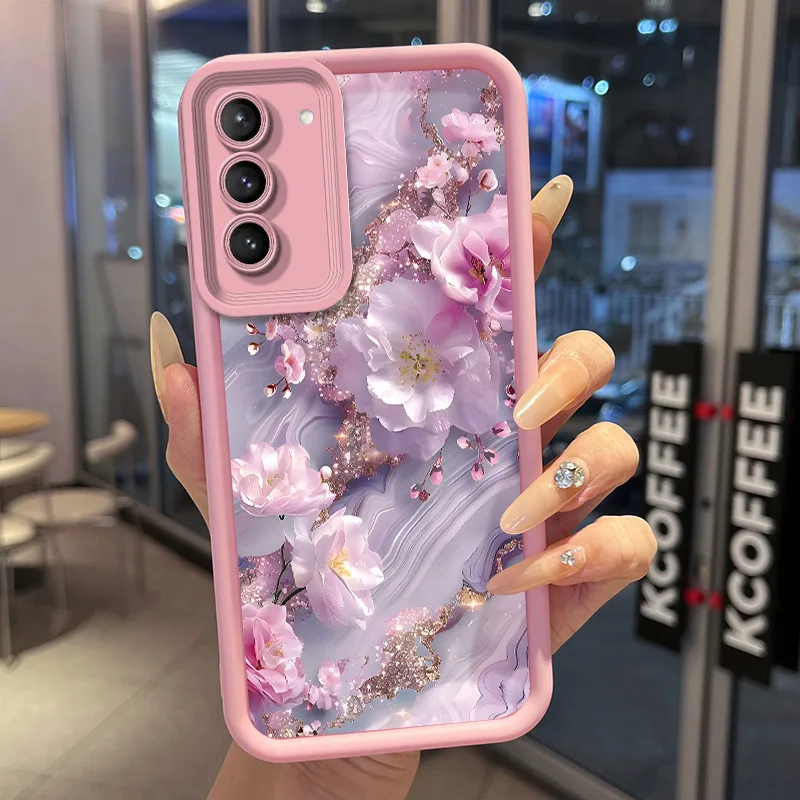 Shockproof Case For Samsung Galaxy S21 5G/G991 Newest Design Trendy Style Phone Casing Soft Silicone Lens Protective Cover