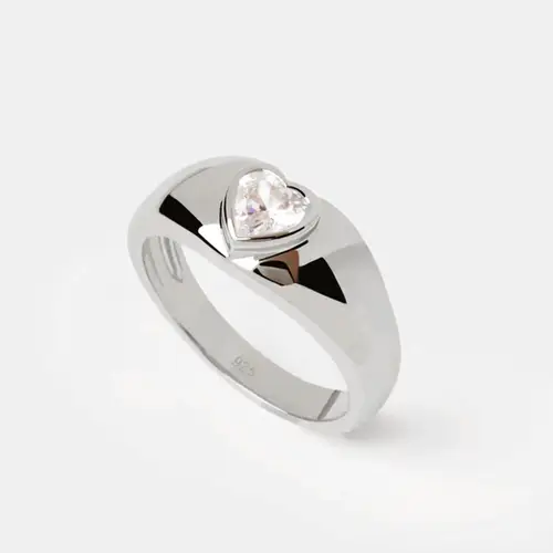 DPLAOPA 925 Sterling Silver Gold Thick Band Big CZ Zircon Size Ring Women Luxury Fine Jewelry 2023 Fine Jewelry Crystal - Image 5