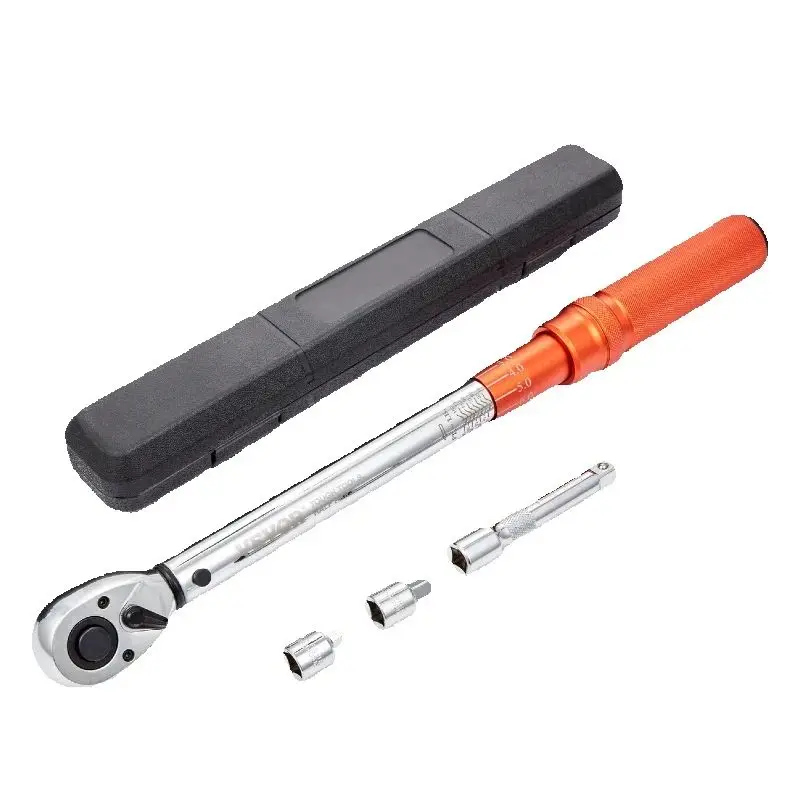 SucceBuy Torque Wrench Set Drive Click Torque Wrench Dual-Direction Adjustable  Mechanical Dual Range Scales Torque Wrench Kit