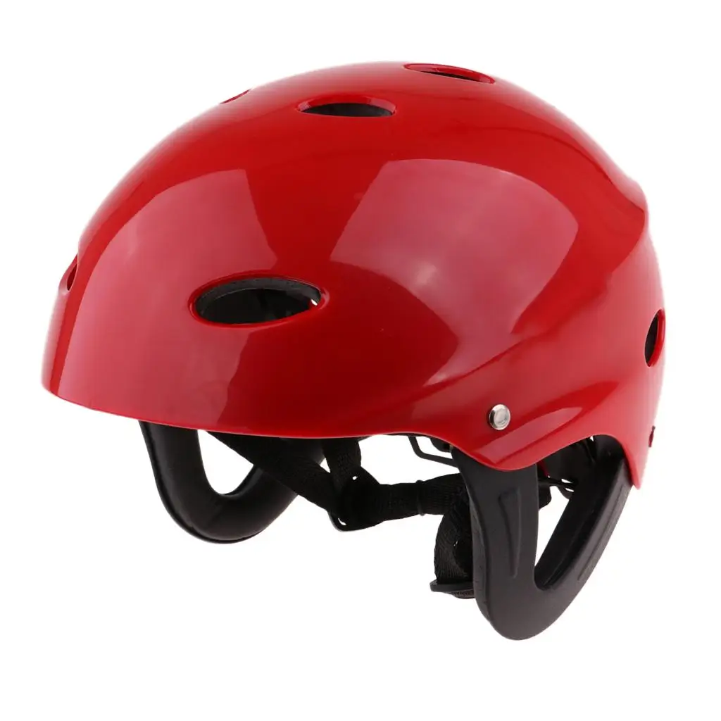 Water Safety Helmet ABS EVA Hard Cap Adjustable Fit for Boating Complete Boat Survival Kit Kayak Surf Sailing