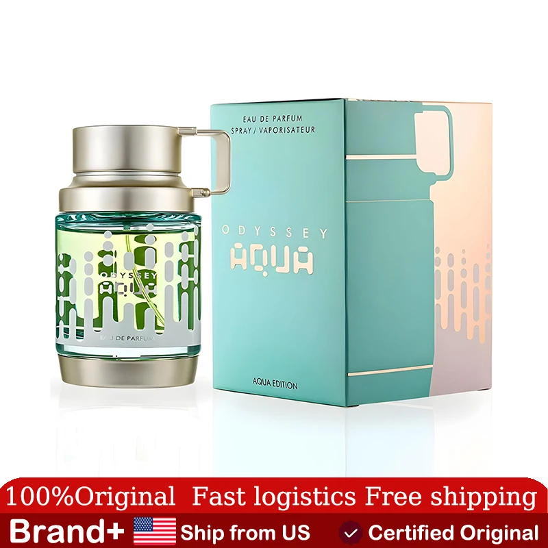 

Armaf Odyssey Aqua Edition for Men Eau De Parfum Spray 100ML Cologne Persistence Arabian Pheromone Makeup Long-lasting Fragrance