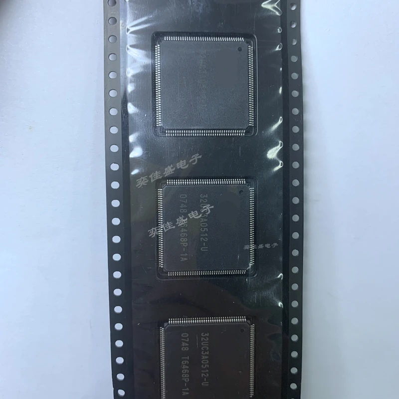 1pcs-5pcs AT32UC3A0512-ALUT LQFP144 Silk screen 32UC3A0512-U LQFP144 Microcontroller 66MHZ 512KB  New