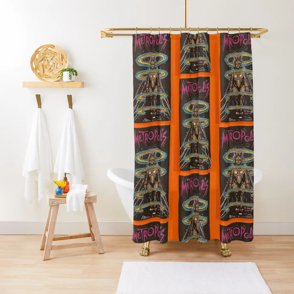 

Metropolis Shower Curtain Shower Set For Bathroom Waterproof Bathroom Shower Bathroom And Products Curtain