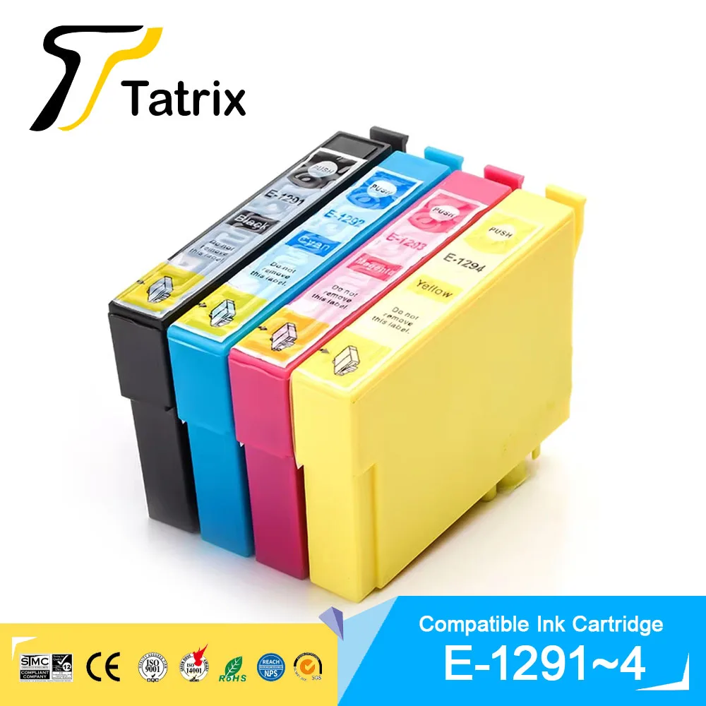 Tatrix T1295 T1291 T1292 T1294 Картридж для Epson Stylus SX230 SX235W SX420W SX425W SX430W SX435W SX440W SX445W Pinter Tatrix T1295 T1291 T1292 T1294 Картридж для Epson Stylus SX230 SX235W SX420W SX425W SX430W SX435W SX440W SX445W Pinter